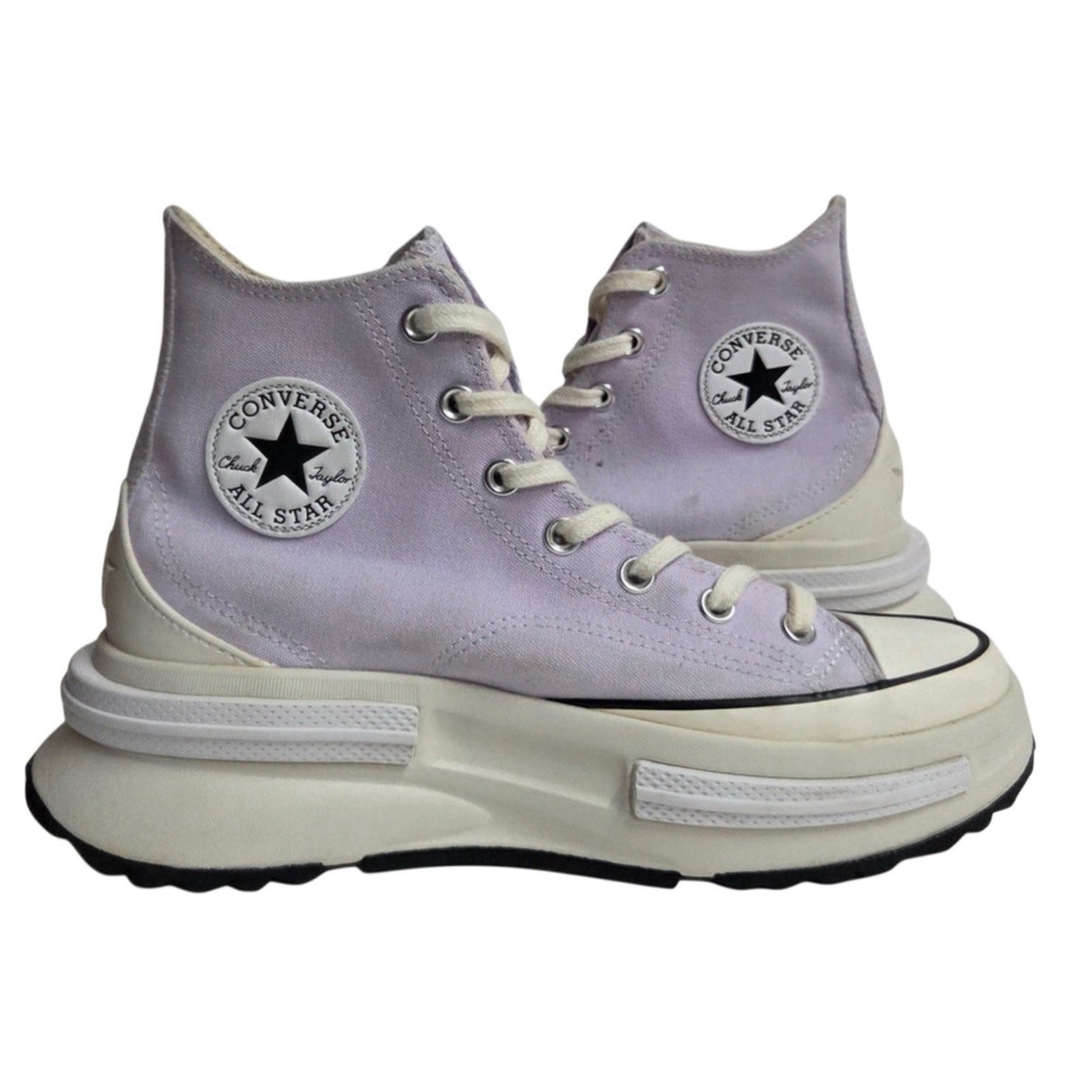 Converse Women Run Star Legacy CX Future Lavender Platform High Top Sneakers 9